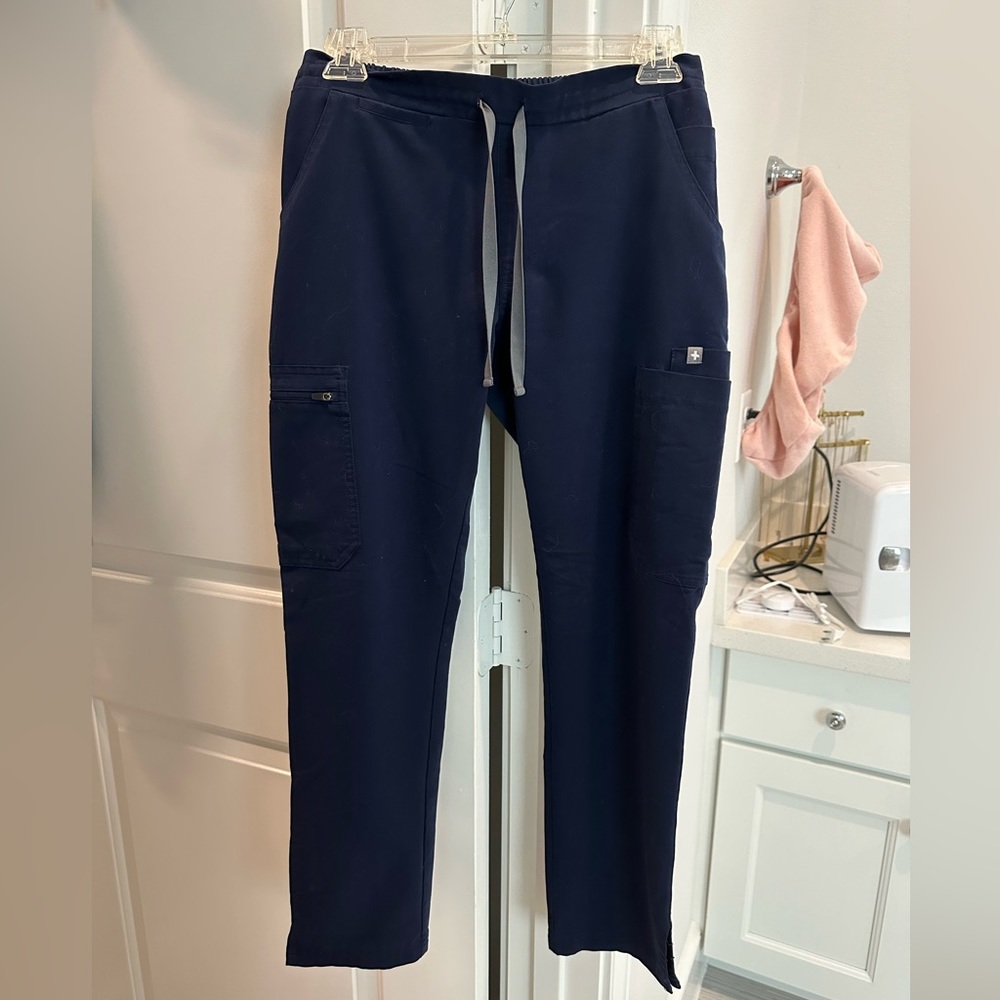 Figs Yola Skinny Scrub Pants - Navy
